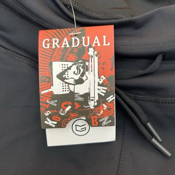 G Gradual Women's Joggers Pants Size S Black High Waist Zipper Pockets NWT - Picture 13 of 16